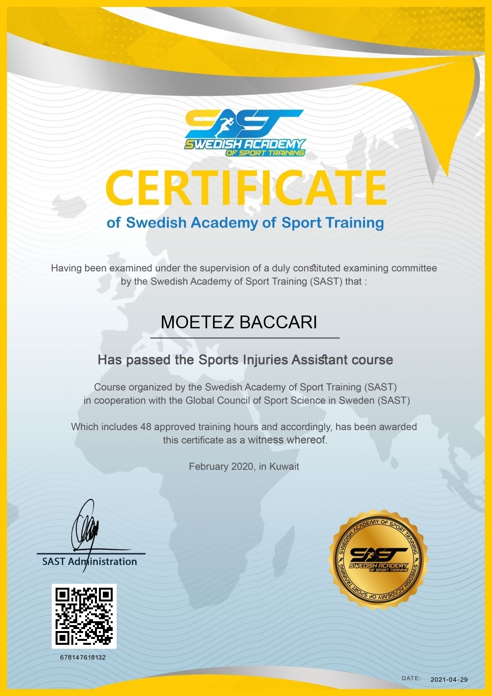 MOETEZ BACCARI